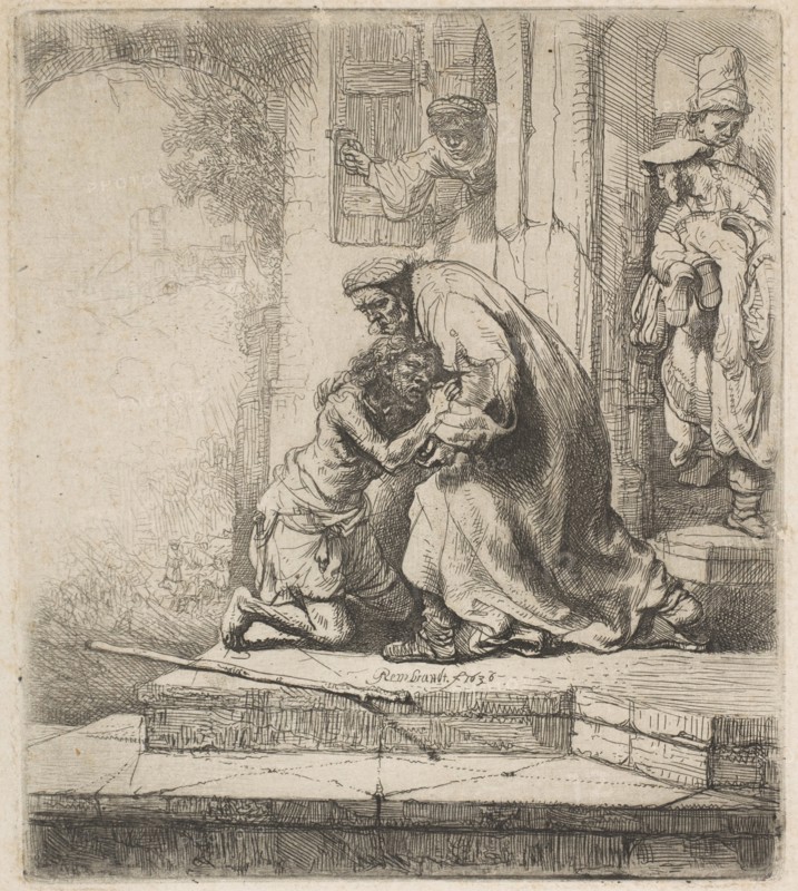 The Return of the Prodigal Son, 1636. Creator: Rembrandt Harmensz van Rijn.