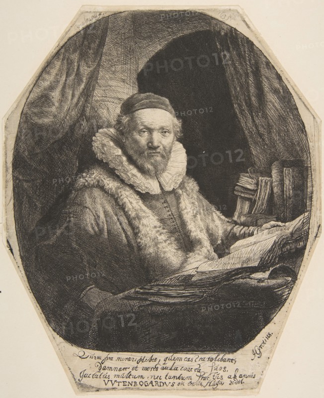 Jan Uytenbogaert. Creator: Rembrandt Harmensz van Rijn.