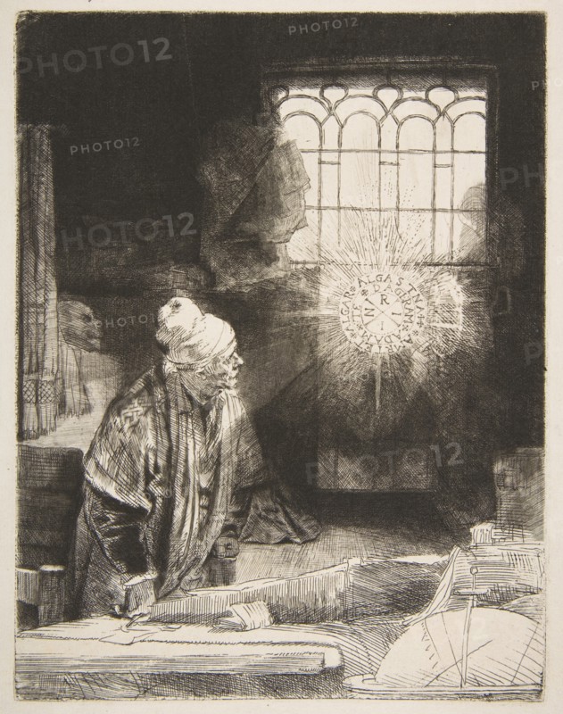 Faust, ca. 1652. Creator: Rembrandt Harmensz van Rijn.