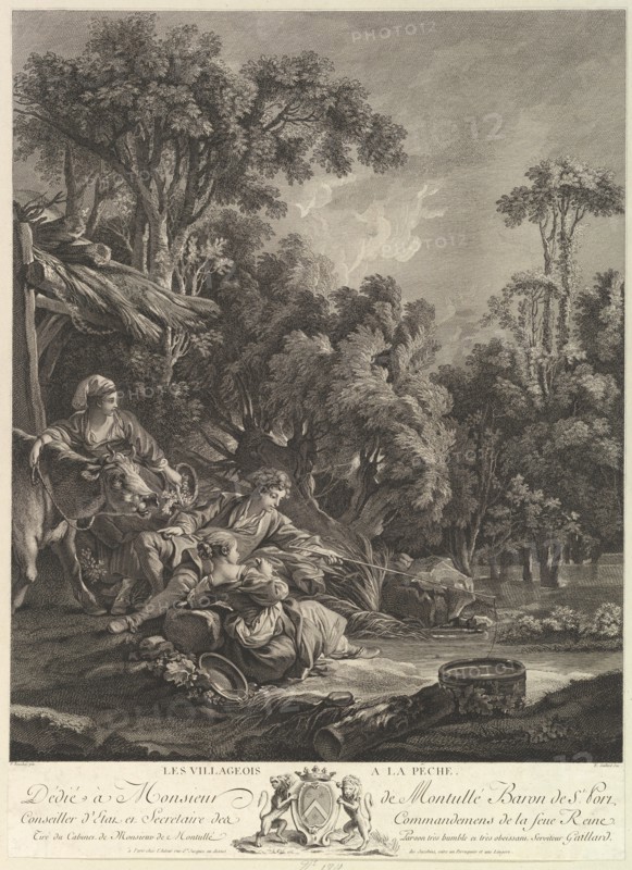 Les Villagois à la Pêche