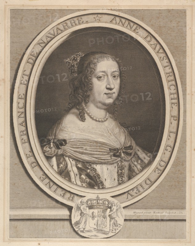 Anne of Austria, 1660. Creator: Robert Nanteuil.