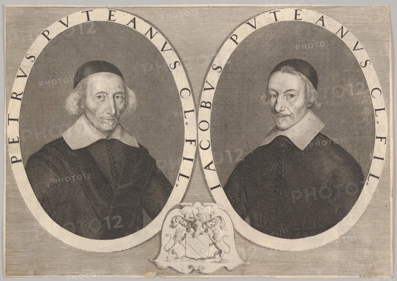 Double Portrait of Pierre and Jacques Dupuy, ca. 1648-49. Creator: Robert Nanteuil.