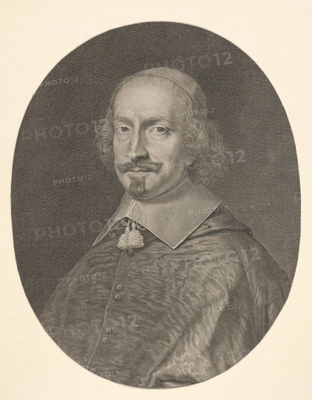 Cardinal Jules Mazarin, ca. 1652. Creator: Robert Nanteuil.