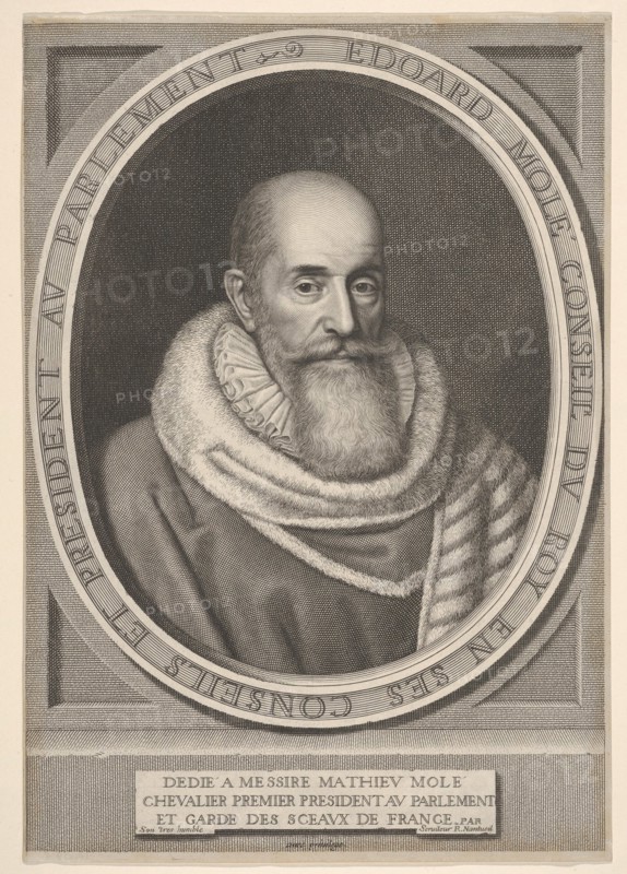 Edouard Molé, ca. 1653. Creator: Robert Nanteuil.