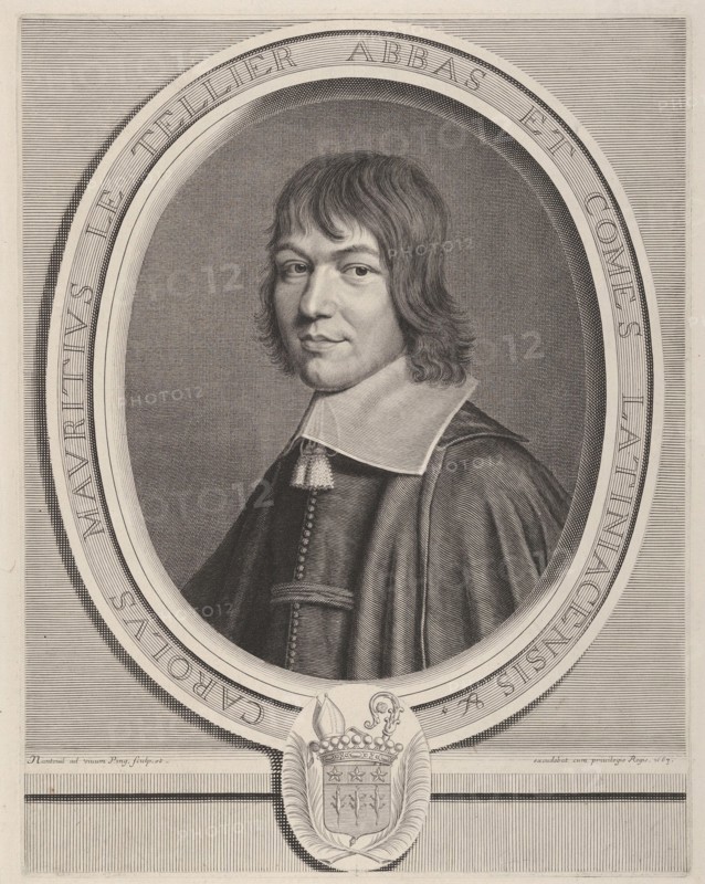 Charles-Maurice Le Tellier, 1663. Creator: Robert Nanteuil.