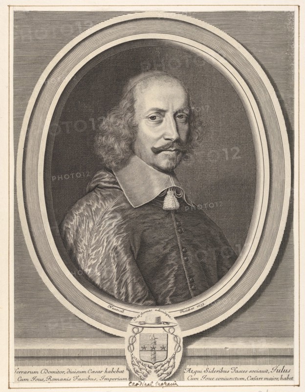 Cardinal Jules Mazarin, 1655. Creator: Robert Nanteuil.
