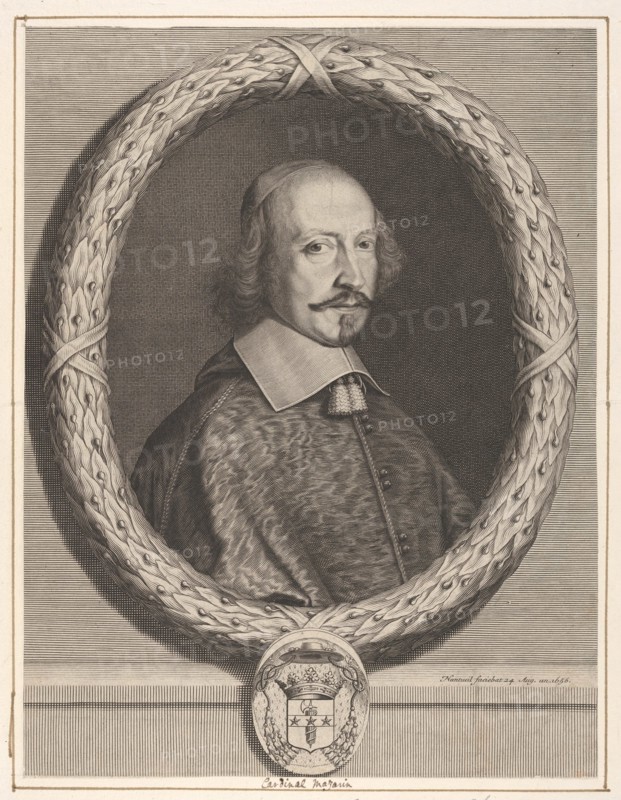 Cardinal Jules Mazarin, 1656. Creator: Robert Nanteuil.
