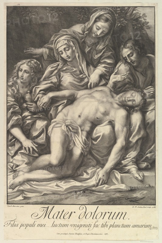 Mater Dolorum, 1701. Creator: Robert van Audenaerde.