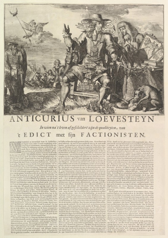 Anticurius van Loevesteyn.n.d. Creator: Romeyn de Hooghe.