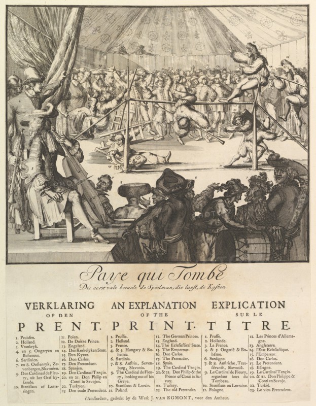 Paye qui Tombe: Die eerst valt betaelt de Speelman, die laest, de Kosten