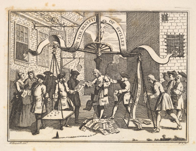 Benefit Ticket for Spiller, 1788. Creator: Samuel Ireland.