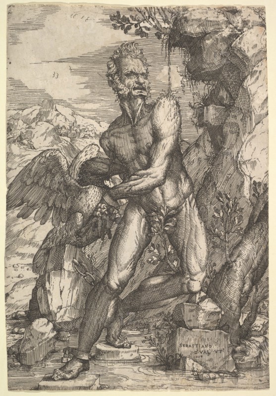Prometheus, 1558. Creator: Sebastiano de Valentinis.