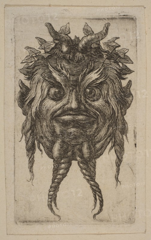 Mask. Creator: Attributed to Stefano della Bella