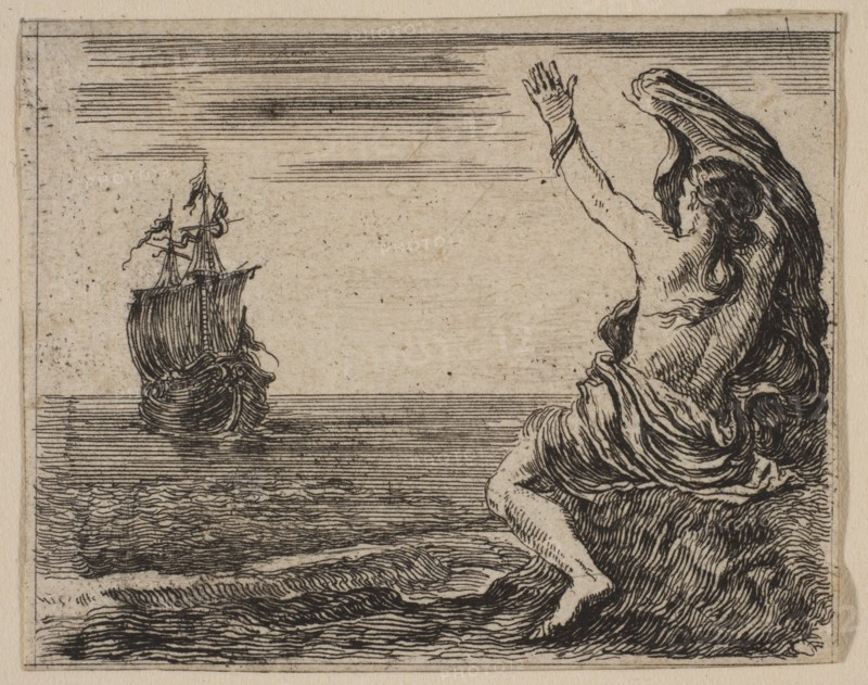 Theseus and Ariadne, from 'Game of Mythology'
