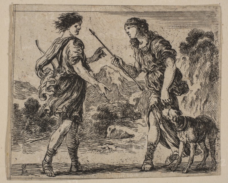 Cephalus and Procris, from 'Game of Mythology'