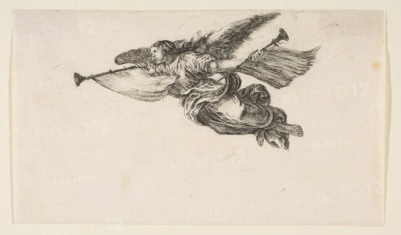 Fame, 1649-50. Creator: Stefano della Bella.