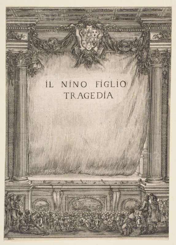 Frontispiece for Il Nino Figlio, 1655. Creator: Stefano della Bella.