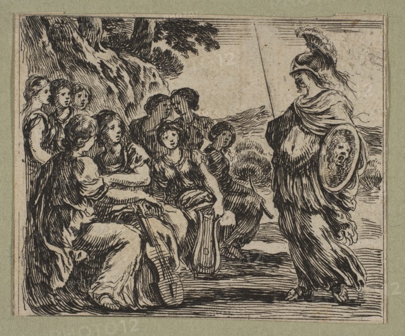 Les neuf Muses, 1644. Creator: Stefano della Bella.