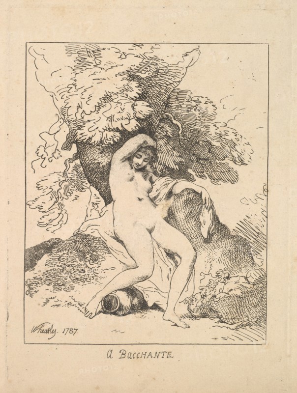 A Bacchante, 1787. Creator: Thomas Rowlandson.