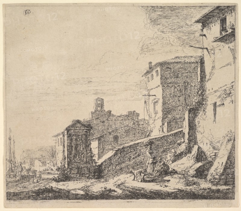 A Woman Standing by a Seated Man. Creator: Thomas Wijck.