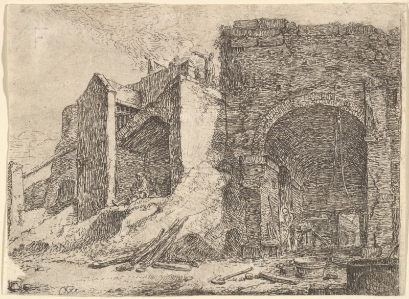 The Forge, 17th century. Creator: Thomas Wijck.