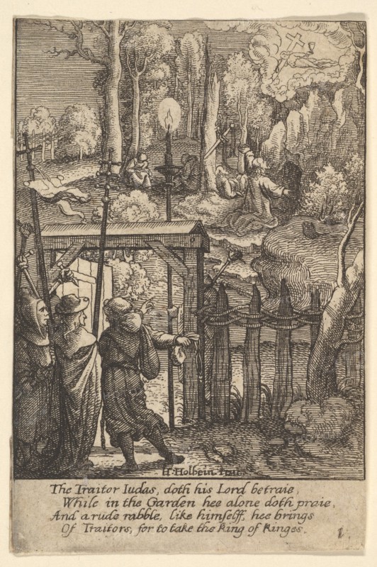 Jesus on the Mount of Olives, 1625-77. Creator: Wenceslaus Hollar.