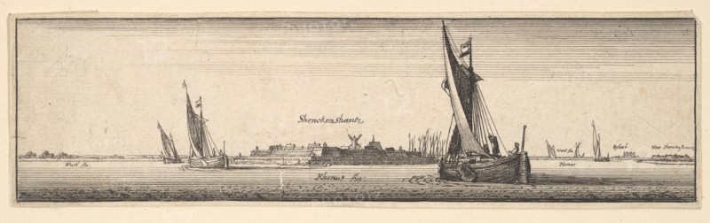 Schenkenschanz, 1642-1644. Creator: Wenceslaus Hollar.