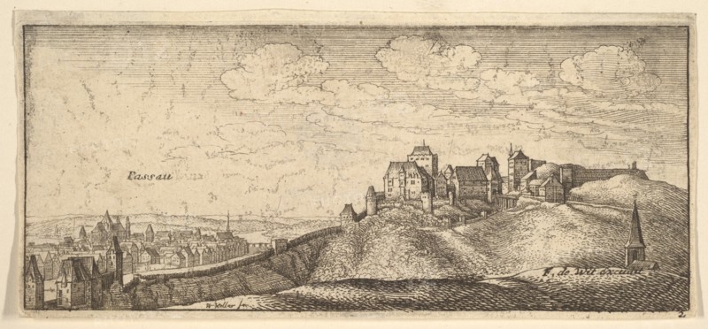 Passau, 1652-77. Creator: Wenceslaus Hollar.