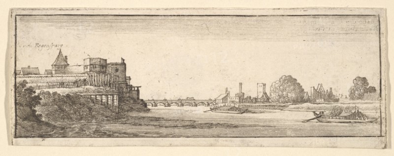 Regensburg, 1652-77. Creator: Wenceslaus Hollar.