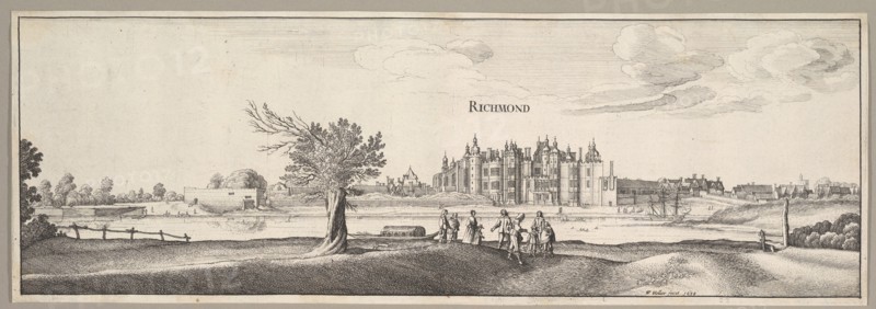 Richmond Palace, 1638. Creator: Wenceslaus Hollar.