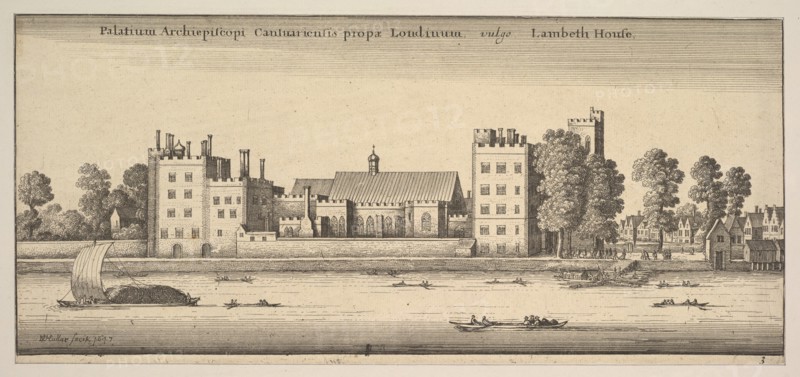 Palatium Archiepiscopi Cantuariensis propae Londinum vulgo Lambeth House