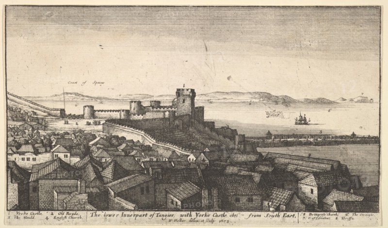 The lower inner part of Tangier, 1673. Creator: Wenceslaus Hollar.