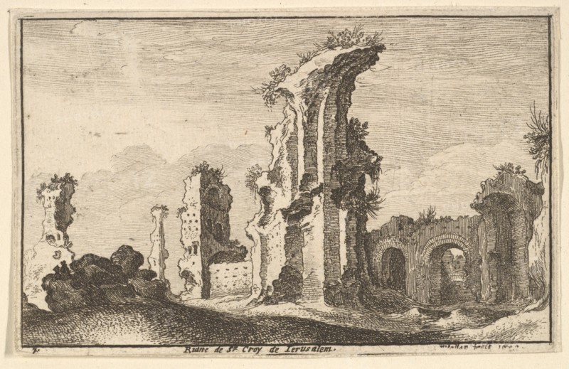 St. Croix de Jerusalem, 1650. Creator: Wenceslaus Hollar.