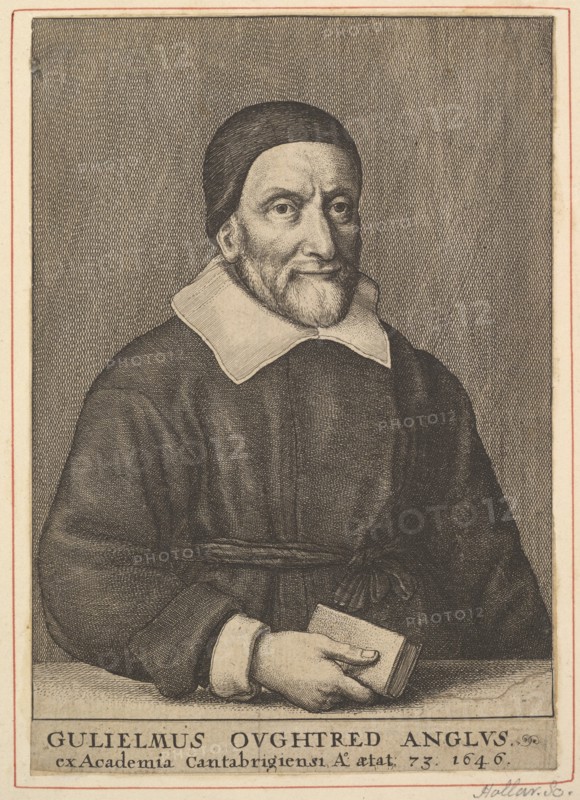 William Oughtred, 1644. Creator: Wenceslaus Hollar.