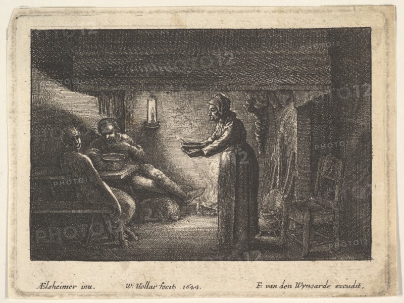 The satyr and the peasant, 1644. Creator: F van den Wyngarde.
