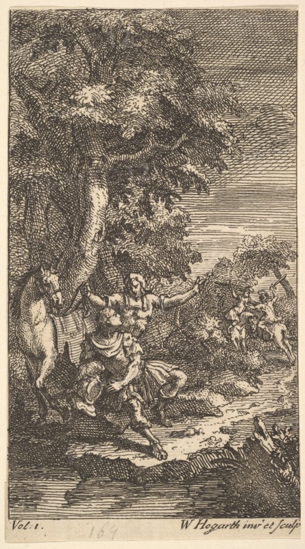 Cassandra, Frontispiece, Vol. 1, 1725. Creator: William Hogarth.