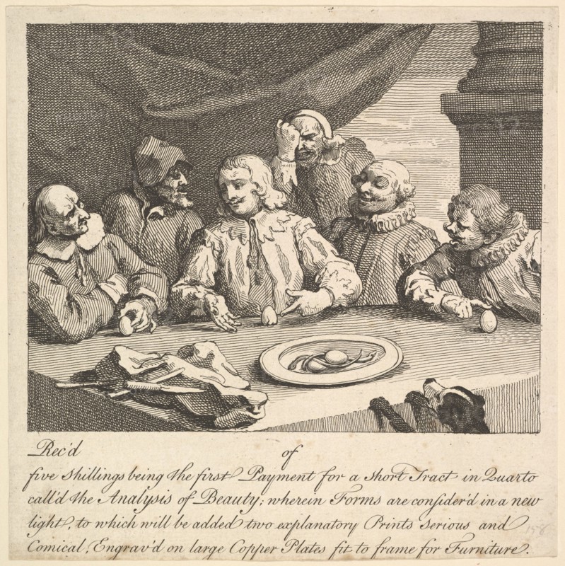 Columbus Breaking the Egg, April 1752. Creator: William Hogarth.