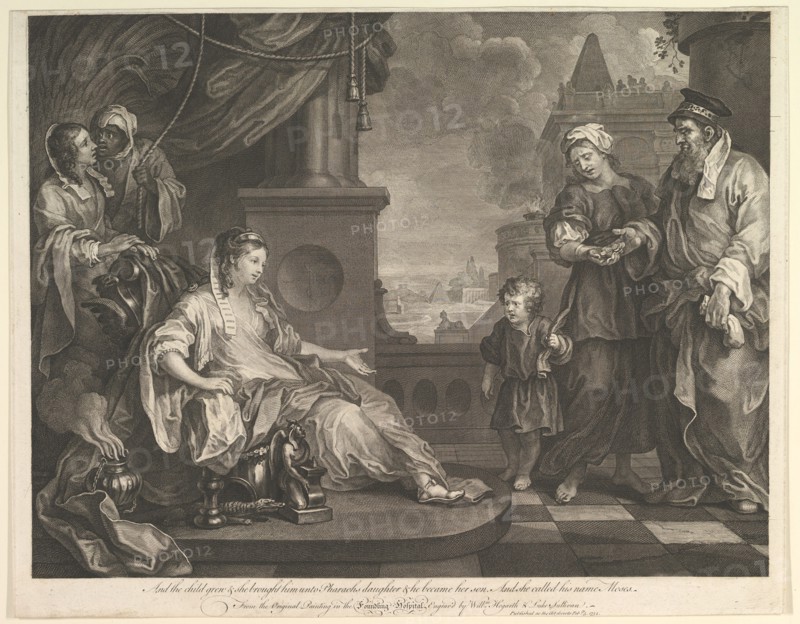 Moses Brought to Pharaoh's Daughter, February 5, 1752. Creator: William Hogarth.