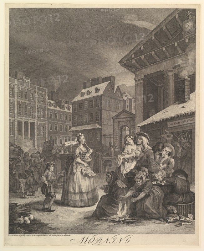 Morning: The Four Times of the Day, March 25, 1738. Creator: William Hogarth.