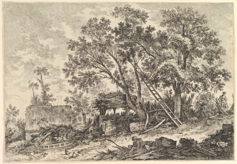 IIe. Vue de Fronville (2nd View of Fronville), 18th century. Creator: William Wynne Ryland.