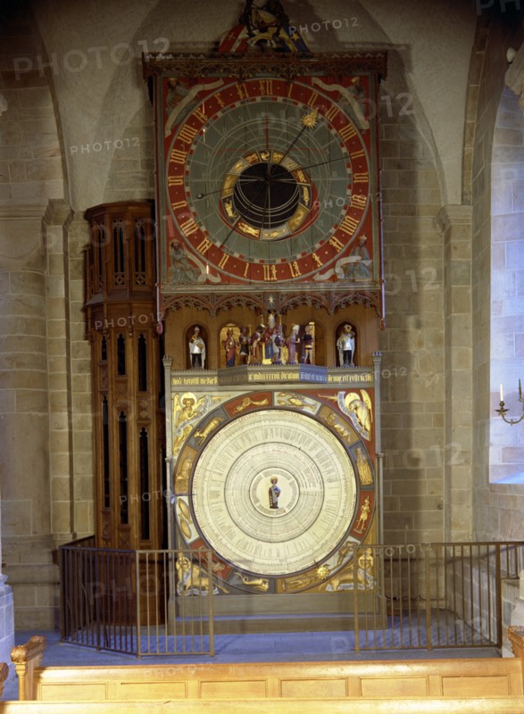 Medieval Clock, Lund Cathedral, Sweden, from the 1400s. Creator: Unknown.