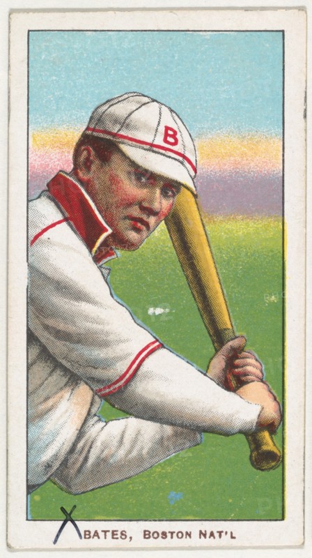 Bates, Boston, National League, from the White Border series