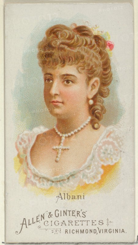 Albani, from World's Beauties, Series 1