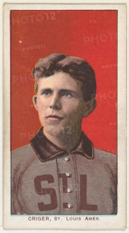 Criger, St. Louis, American League, from the White Border series