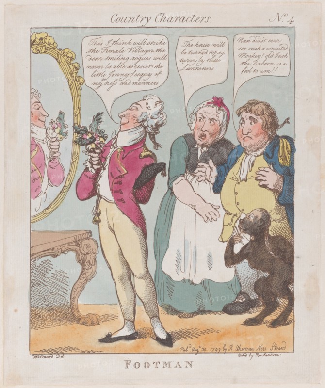 Footman, August 30, 1799.