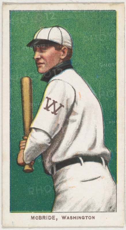 McBride, Washington, American League, from the White Border series