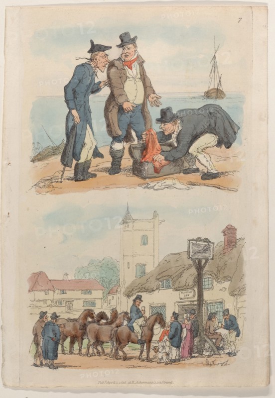 Plate 7, from "World in Miniature", 1816.
