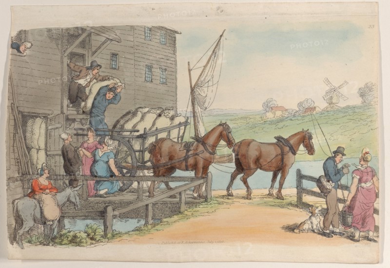 Plate 23, from "World in Miniature", 1816.