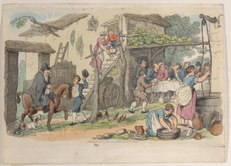 Plate 34, from "World in Miniature", 1816.