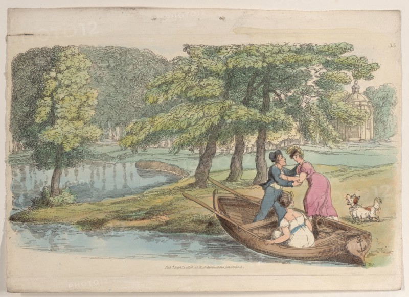 Plate 35, from "World in Miniature", 1816.